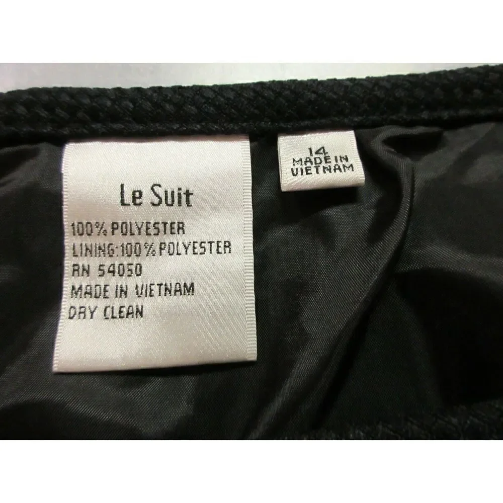 LESUIT BLACK SKIRT SIZE 14 - Picture 5 of 5